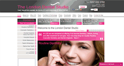 Desktop Screenshot of londondentalstudio.co.uk